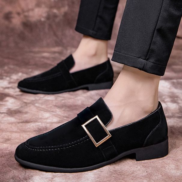 Suede Shoes For Men, Slip-On Trendy Casual Leather Shoes, Spring New Loafers, Loafers With Beans_vogvips.com