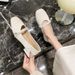 Mary Jane Fairy With Skirt Small Leather Single Shoes Female Spring And Autumn Evening Gentle Evening Breeze Flat-bottomed Granny Ladle Shoes_vogvips.com