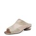 Chunky Heel Peep-Toe Sandals For Women 2025 Summer New Style Genuine Leather Mid-Heel Mesh Rhinestone Fashionable Outdoor Sandals For Women_vogvips.com