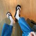Women's Shoes Summer Herringbone Flip Flops Square Head Cat Heel Outdoor High Heel Sandals For Women_vogvips.com