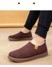 2025 Men's Comfortable,, Warm, Temperature-locking, Fashionable Solid Color And Simple Snow Shoes_vogvips.com