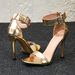 Women's Shoes Golden Sandals Round Head Sandals Temperament Elegant Thin Heel Sandals Sexy Super High Sandals_vogvips.com