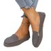 European And American Cross-Border Plus Size New Denim Loafers Shallow Mouth Slip-On Foreign Trade Women's Single Shoes_vogvips.com