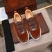 High-End Luxury Crocodile Pattern Collision High-Silk Glossy Suede Breathable Cowhide Lining Sports Casual Men's Shoes_vogvips.com