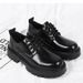 Leather New Large Size Men's Boots 45 British Style Versatile College Black Single Shoes 2135-R_vogvips.com