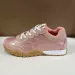 Okimoz Casual Running Sneaker Designer Shoes Pink Metallic Suede Retro Sneakers For Women Big Size_vogvips.com