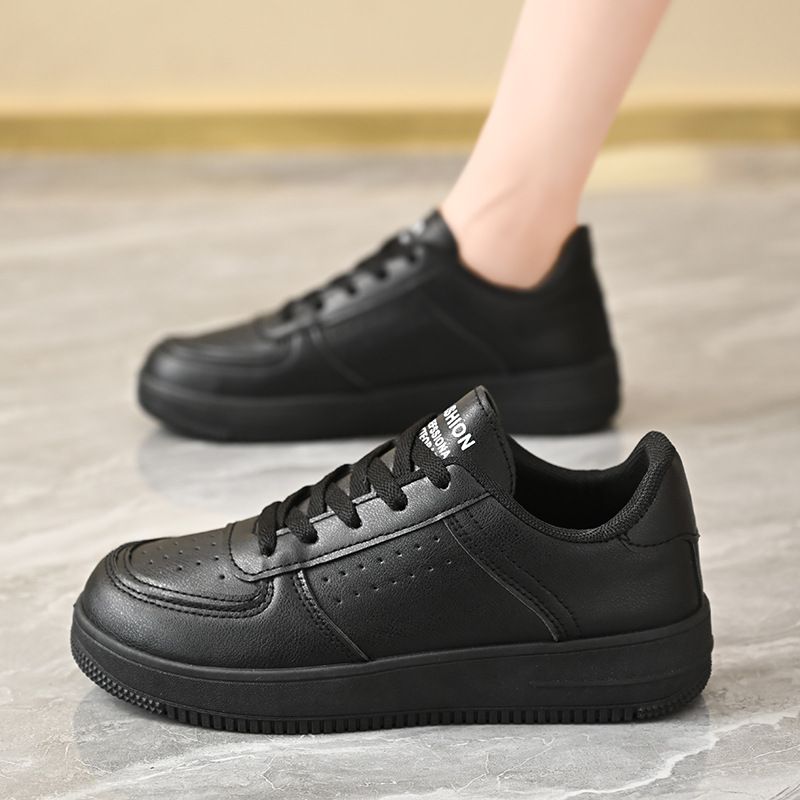 Women' 2025 Pring New Breathable White Children' Korean Verion Veratile Thick Oled Port Caual Board Trendy_vogvips.com