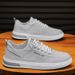 Men's Summer Breathable 2026 New Thin Anti-Odor Sports Casual Canvas Slip-On Flat Work Trendy Shoes_vogvips.com