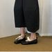 HoneyRain~Square-Toed French Bow Flat-Toed Slip-On Mules For Women_vogvips.com