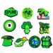 Cartoon Does Not Infringe VSCO Green Series Shoes Flower Shoe Buckle Soft Glue Personality DIY Cute Accessories_vogvips.com