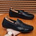 Men's Summer Style Loafers Casual Business Slip-On Leather Shoes Versatile Comfortable Footwear_vogvips.com