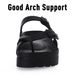 Crestar Women Platform Sandals Fashion EVA Insole Clogs With Arch Support Adjustable Buckle Slippers Outdoors Non-slip Sandals_vogvips.com