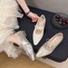 French Pleated Light Mouth Small Leather Shoes Women's Spring And Summer With Skirts Gentle Flat Shoes Bow Single Shoes Women_vogvips.com