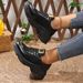 Slope Heel Mesh Casual Versatile Sports Shoes For Women's New Large Breathable Single Shoe_vogvips.com
