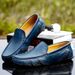 Trendy Driving Men's Shoes Breathable Genuine Leather Soft Sole Sneakers Men's Business British Style Versatile Casual L_vogvips.com