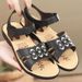 Summer New Women's Sandals, Non-slip, Fashionable, Casual, For Middle-aged Mothers, Wholesale From Street Vendors,_vogvips.com