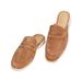 Men's Shoes Comfortable Casual Suede Sheepskin Closed Toe Slippers, Genuine Leather Flat Loafers_vogvips.com