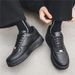 Men's Fashion Loafers - Breathable Slip-On Casual Shoes With Comfortable Cushioning For Everyday Wear, Business & Leisure, Black And White_vogvips.com
