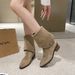 Designer Shoes Free Shipping Vintage Pile Boots With Foldable Fashion Boots Autumn New Suede Long Leg Knight Boots Black Brown_vogvips.com