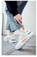 NEW Summer Women's Shoes: Breathable Mesh, Korean Style, Versatile White Sneakers, Thick-soled Dad Shoes_vogvips.com