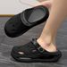 Summer Men's And Women's Cave Shoes Fashion Breathable Sandals With Removable Insoles Non-slip Cushioned Thickened Slippers_vogvips.com