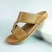 New One Line Drag Plus Size Men's For Outdoor Wear, Black Slippers_vogvips.com