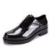 Spring And Autumn New Men's High-heeled Dress Leather With Lace Up Upper, Polished Youth Business Shoes For Men_vogvips.com