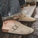 Fashion Men's Suede Mules Men Clogs Insole Sandals With Arch Support Outdoor Beach Slides Home Half Slippers_vogvips.com