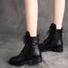 Hundred Leather Winter Boots Medium Heel_vogvips.com