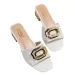 2026 New High Heel For Women's Slippers With Versatile Style Decorative Buckle And Square Head Sandals_vogvips.com