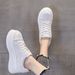 Round-toe Thick-soled Sneakers For Women, 2026 New Spring And Autumn Women's Shoes, Height-increasing Platform Casual_vogvips.com