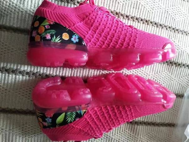 P7 2023 New Sneakers Women Spring Fashion Knitted Fabric Floral Lace Up Ladies Casual Shoes Larged-Size Flats Running_vogvips.com