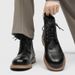 Retro Workwear Boots, English Leather Shoes, Martin Boots, High Top Shoes, Casual Leather Shoes, Goodyear High Top Leather Boots_vogvips.com
