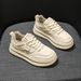 White Sneakers Women's Shoes 2026 Winter New Style Fleece Versatile Thick-soled Women's Shoes_vogvips.com