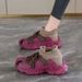 Socks Soft Non-Tiring Foot Sports Spring Summer New Running Octopus Women Purple Thick Sole Dad Shoes_vogvips.com