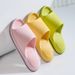Stepping On Clouds Feeling Slippers For Women, Thick Sole Couple Outdoor EVA Slippers, Summer Indoor Home Non-Slip Air Cushion Slippers For Men_vogvips.com