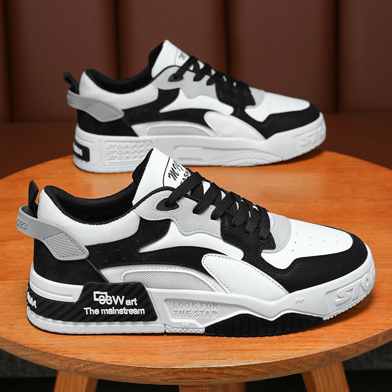 Men's Shoes Men's Versatile White Shoes Platform Sports Casual Board Shoes Daddy Trendy Shoes_vogvips.com