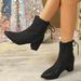 326-25 Coarse Heels Today Show Height And Leg Length Comfortable, Elegant, Fashionable, Versatile Women's Boots_vogvips.com