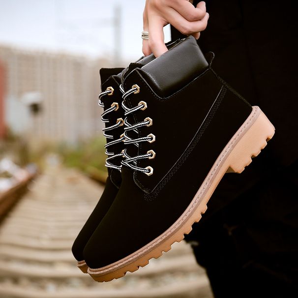European Warm Series Extra Large Yellow Martin Work Combat Safety Shoes Men's Boots G-3_vogvips.com