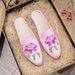 Slipp With Pointed Tips, Fashionable And Embroidered One Legged Casual Women's Fabric Slipp, Sandals, Summer_vogvips.com