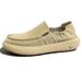 New Summer Men's Lightweight Thick Comfortable Canvas Soft Sole Breathable Casual Shoes Slip-On Loafers_vogvips.com