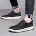 Men's Shoes Shallow Loaers Retro Board Shoes British Style Large Size Casual Sports Shoes Men_vogvips.com