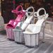 Summernew Arrival Women's Sandals Hate Sky High Heels Waterproof Platform Fish Mouth Shoes Plus Size Shoes High Heels_vogvips.com
