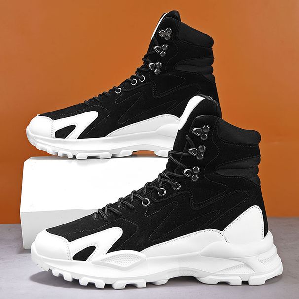 Men's Explosions In Autumn And Winter High-top Boots Function Windsurfers In The Tube Martin Boots Joker Motorcycle Boots Increased Tide Shoes._vogvips.com