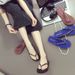 Summer Korean Style Women's Wedge Heel Flip Flops Platform Beach Shoes Fashionable And Trendy Flat Sandals for Casual Wear_vogvips.com