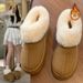 Women's Shoes Thick Soled Snow Boots Fashionable Women's Winter New Velvet Thickened Short Boots Non Slip_vogvips.com