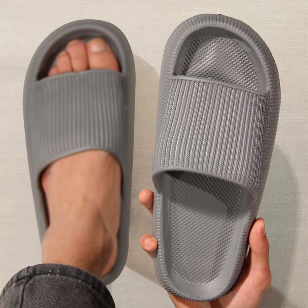 Step On The Sense Of Shit Summer Home Wear Soft-soled Non-slip Shoes Eva Simple MEN'S Slippers_vogvips.com