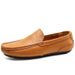 Suitable For All Seasons Spring 2020 New Men's Casual Leather Shoes Korean Style Large Size Soft Sole Lazy Summer Loafers_vogvips.com
