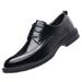 Casual Genuine Cowhide Soft Leather Business Brogue Carved British Style Groom Wedding Shoes Men's Trendy_vogvips.com