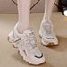 Dad Shoes Women's Platform Mesh Heightening Little White Shoes Casual Breathable Student Sports Shoes_vogvips.com
